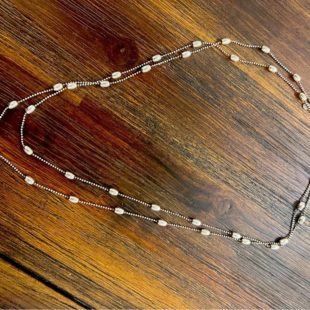 Sterling Silpada .925 silver chain necklace 44”